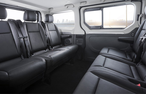 Premium Van Airport Shuttle - Interior