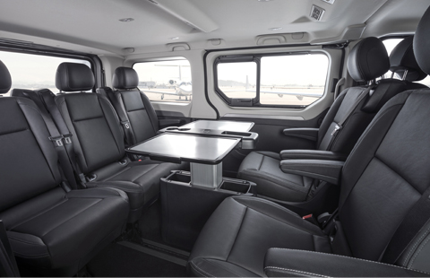 Premium Van Airport Shuttle - Interior